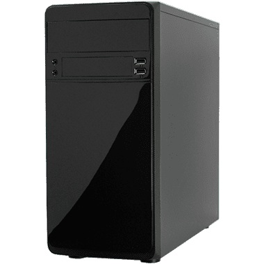 3A22 Entry Micro ATX Mini Tower PC Case for Office Application