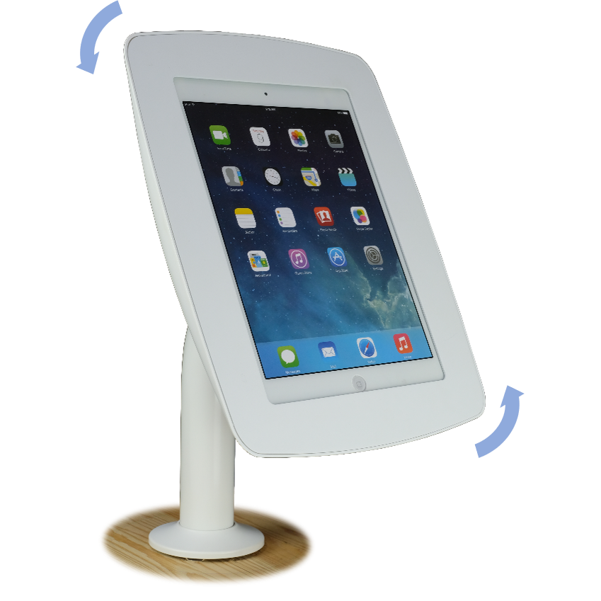 Swivel and tilt iPad Desk Stand