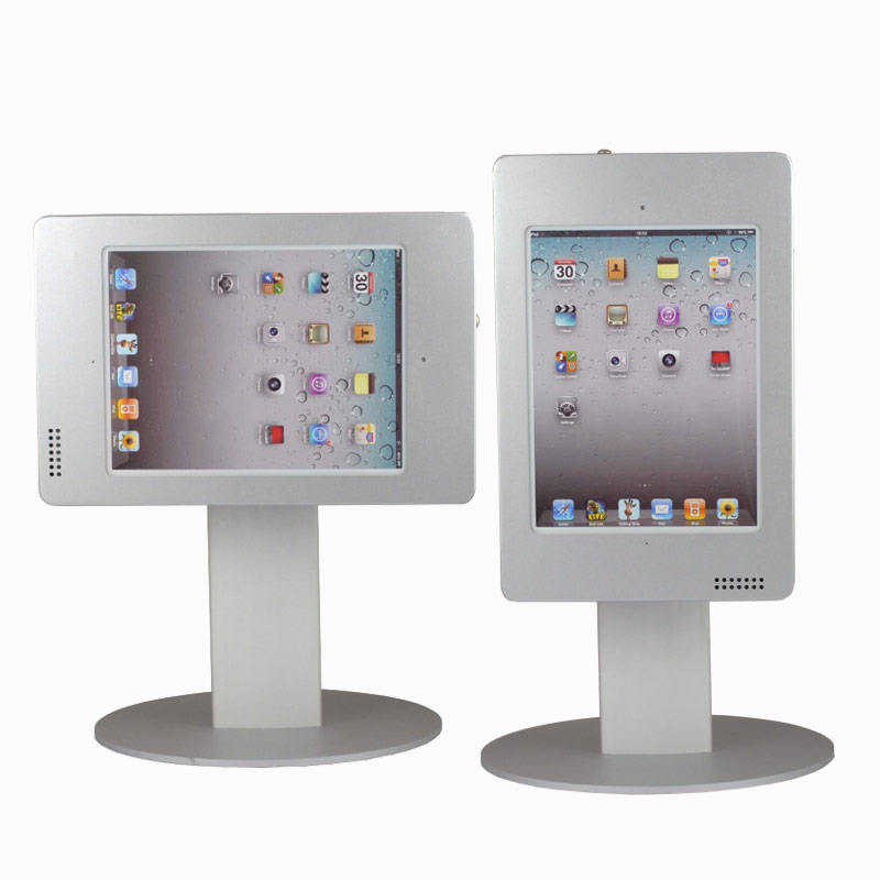 Countertop iPad Desk Stand with Tilt and Pivot hinge