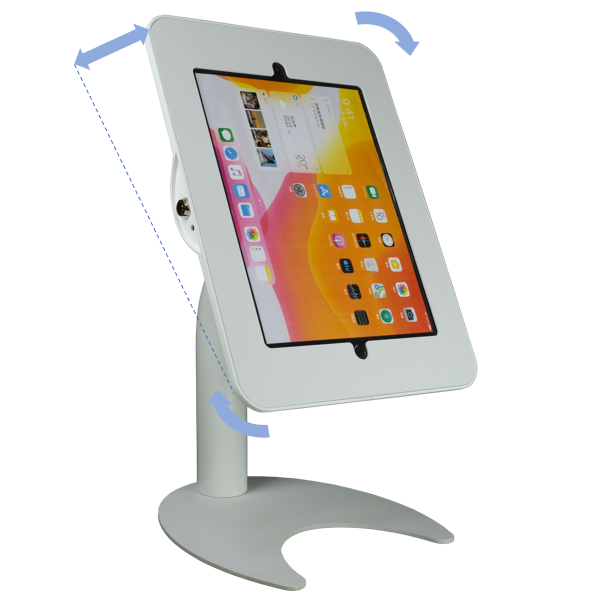 iPad desk stand with ultra slim iPad holder