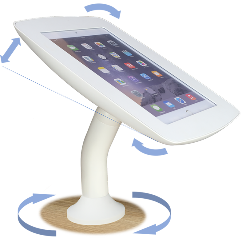 iPad 旋轉支架，具有旋轉和傾斜功能
