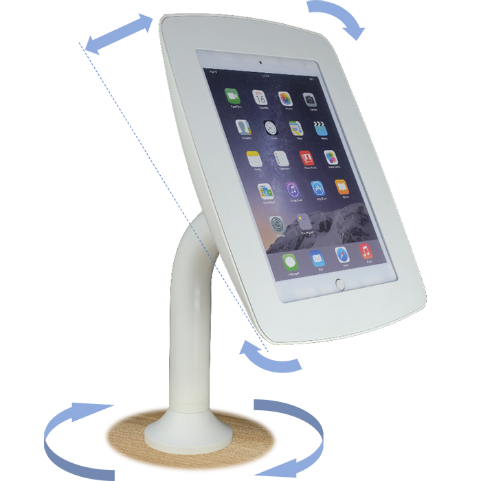 iPad 旋轉支架，具有旋轉和傾斜功能